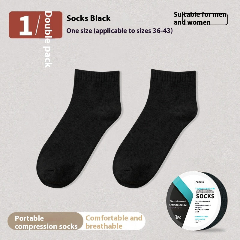 Disposable Socks Mid-calf Compression Socks Deodorant And Sweat-absorbing Summer Portable Disposable