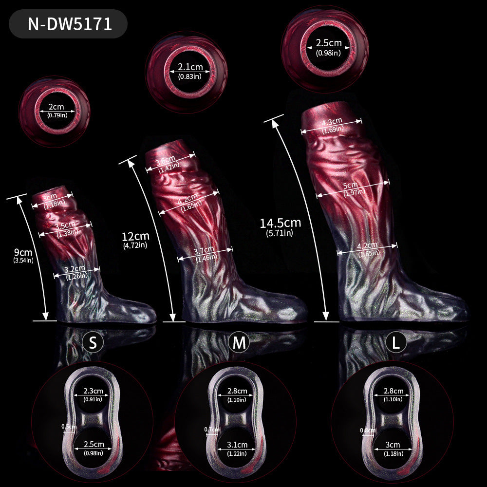 Black Wu Color Men's Auxiliary Lock Essence Condom Adult Sex Product