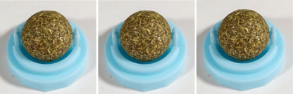 3pcs  Lot Self-adhesive Rotated Catnip Lick Ball