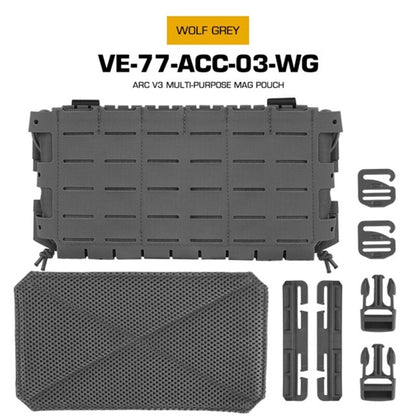 Tactical ARC V3 Molle Mag Pouch for M4/AR15, laser-cut, for hunting & airsoft.