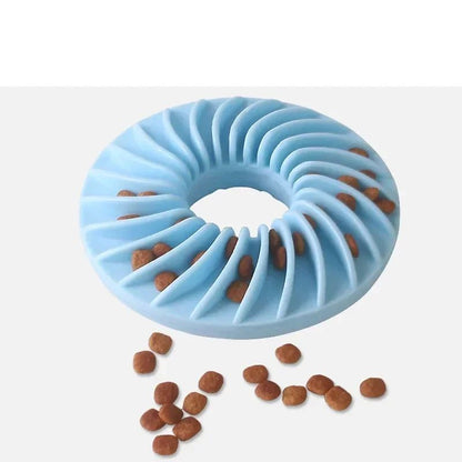 Soft Round TPR Leakage Food Pet Toy Interactive Puppy Feeder Teether Dog Slow Feeding Puzzle Entertainment For Puppy Toys