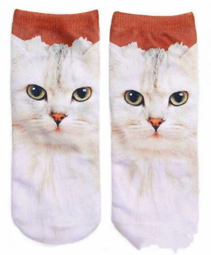 3D Printing Socks Flip Flops Cartoon Creative Socks Men And Women Couple Socks