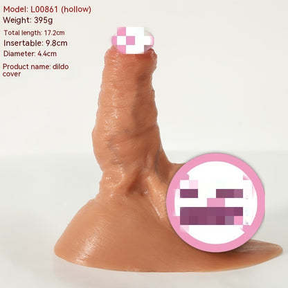 Men's Exotic Condom Sex Toy Set Adult Supplies Crystal Set Penis Set Foreskin Blocking Ring Bold Lengthened