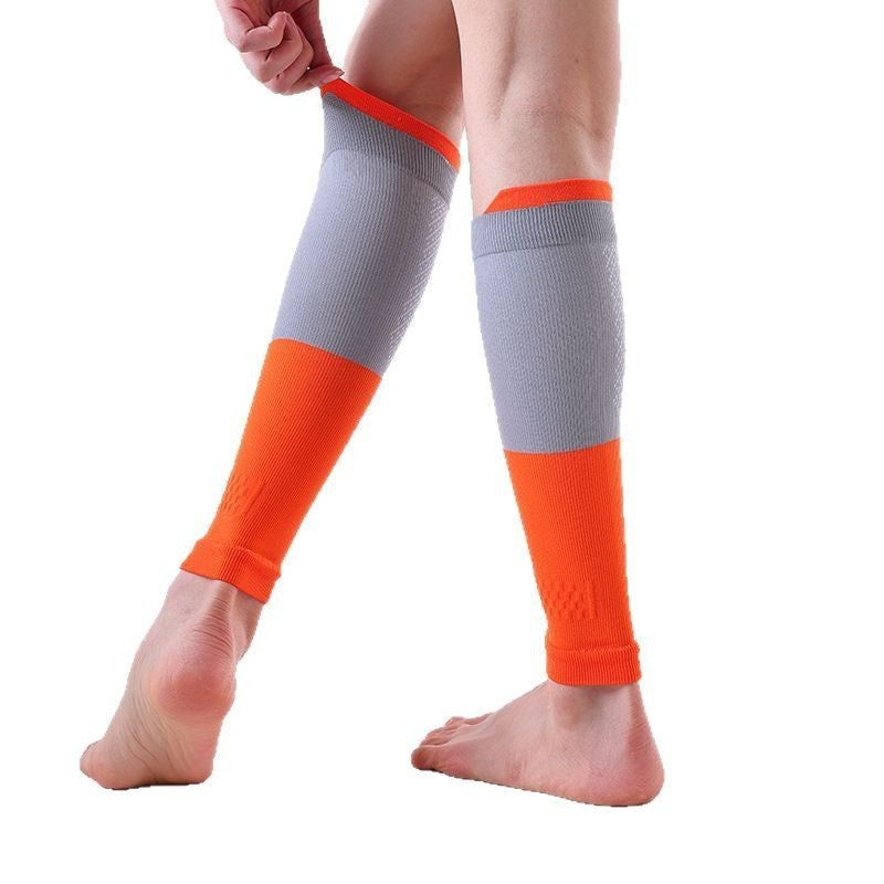 Marathon Cross-country Running Basketball Sports Color Matching Compression Calf Socks