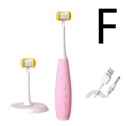 3D Adult Electric Portable Travel U-shaped Toothbrush For Adults And Children