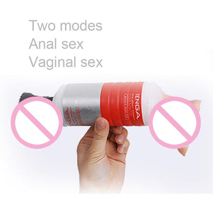 TENGA TOC-104 Double Holes Style Male Masturbators Cup,Simulated Vagina Realistic Pussy Vagina Anus Adult Sex Toys