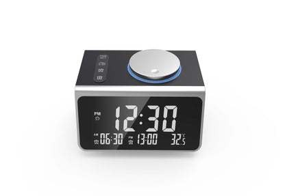 FM Radio FM Creative Alarm Clock Hotel Bedroom Bedside USB Charging Port Electronic Digital Clock