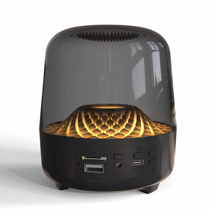 Desktop Subwoofer Bluetooth Audio Black Gold Speaker