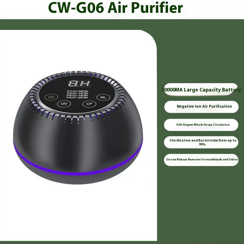 Pet Formaldehyde Removal Three-dimensional Air Duct Turbocharger Suction Floating Hair Air Purifier