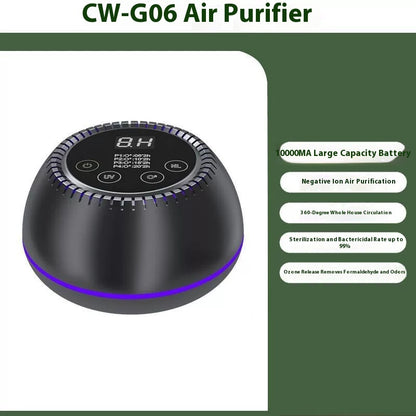 Pet Formaldehyde Removal Three-dimensional Air Duct Turbocharger Suction Floating Hair Air Purifier