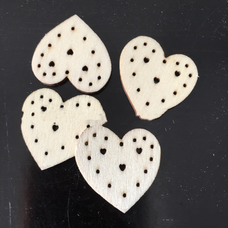 Creative Christmas Series Wood Chip Decoration Pendant