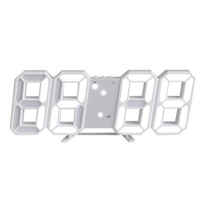 Digital Wall Mounted Clock LED Electronic Gift Alarm Clock Large Clock Temperature Clock