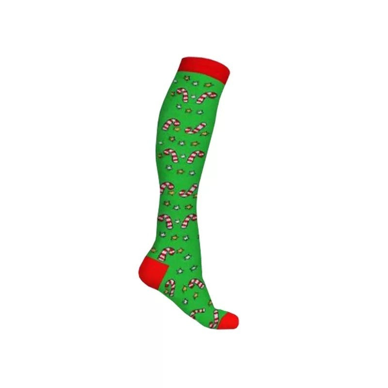Christmas halloween new compression socks quick-drying breathable adult sports socks