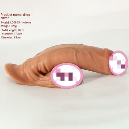 Men's Exotic Condom Sex Toy Set Adult Supplies Crystal Set Penis Set Foreskin Blocking Ring Bold Lengthened