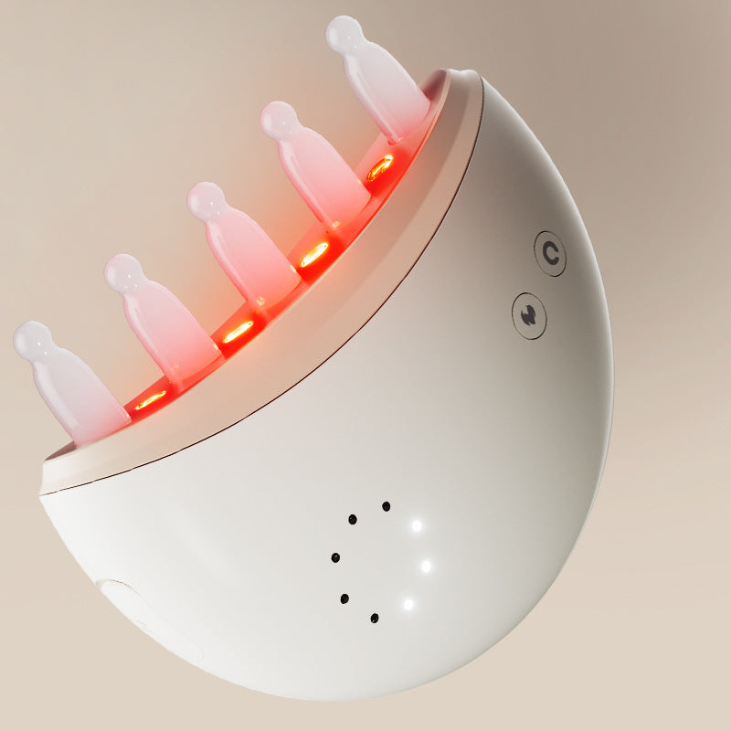 Electric Moon Comb Jade Scalp Massage Hair Comb