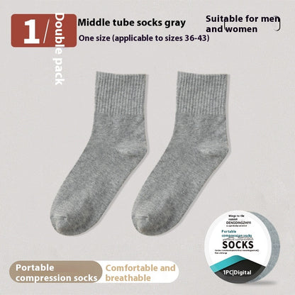 Disposable Socks Mid-calf Compression Socks Deodorant And Sweat-absorbing Summer Portable Disposable
