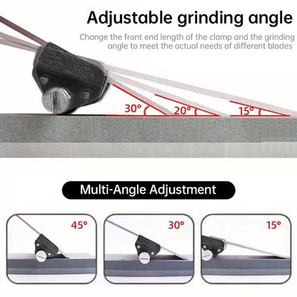 Chisel sharpening guide, knife sharpener, chisel blade, projection sharpener, template, roller, sharpening stone