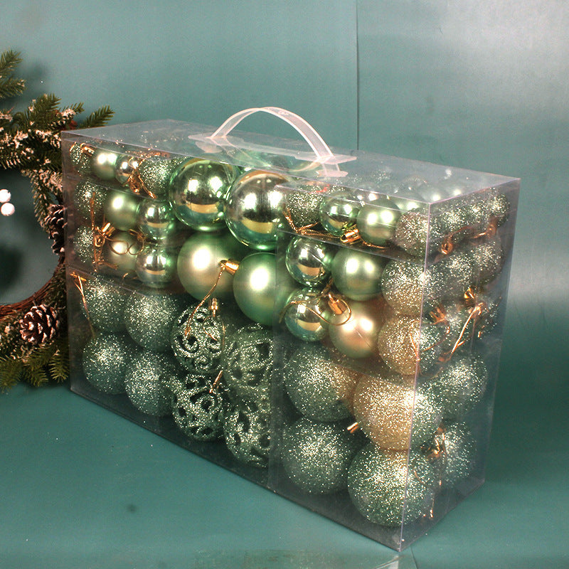 Christmas Ball 3-6cm Set Pvc Boxed Christmas Tree Decoration Colorful Ball