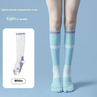 Professional Sports Fitness Tube Socks Muscle Compression