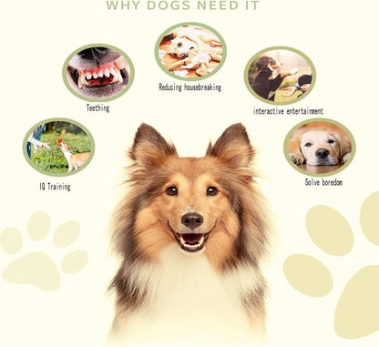 Strawberry Dog Chew Toy Durable Dog Treat Dispenser Interactive Toys IQ Training  Mental Enrichment Rubber Dog Dental Cleaning Toys For Small Medium Large Breed