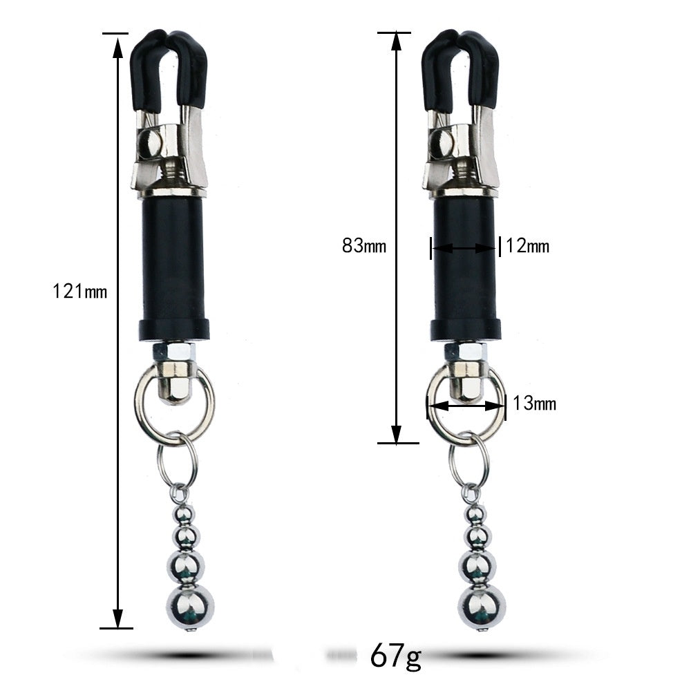 Metal Toys Silver Nipple Clamp Crab Butterfly Clip Pendant Silver Calabash Pendent