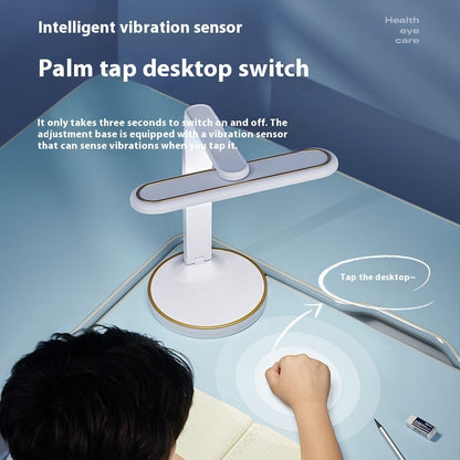 Student Reading Dormitory Folding Bedside Charging Smart Clock Eye Protection Desk Lamp