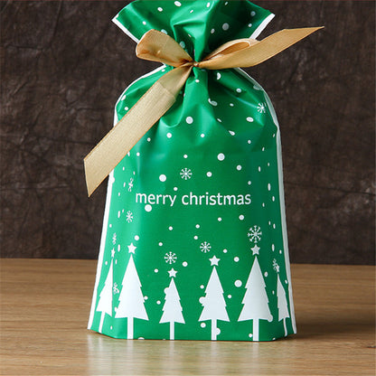 Christmas gift bag drawstring bag