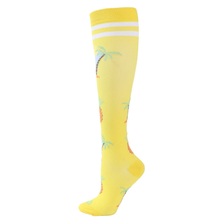 Sports Compression Socks Pattern Stretch Stockings