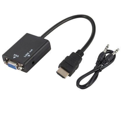 HDMI to VGA Conversion Line Hdmi to Vga High Definition Conversion Adapter Bump VGA Band Audio Display