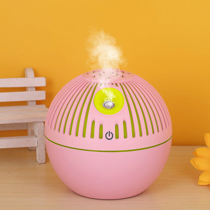 Wood Grain Humidifier Wood Grain Aroma Diffuser 7 Color Light Hollow Essential Oil