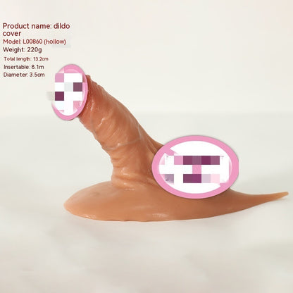 Men's Exotic Condom Sex Toy Set Adult Supplies Crystal Set Penis Set Foreskin Blocking Ring Bold Lengthened