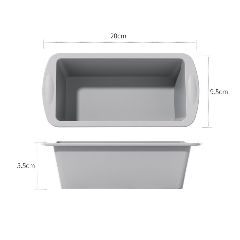 Silicone baking molds (rectangle/mini loaf/bread toast)，Non-stick, easy release，Kitchen/pastry tool