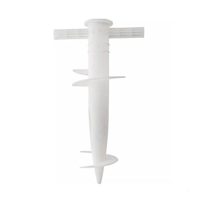 Plastic Adjustable Umbrella Base, Sun, Beach, Terrace, Sand, Ground Fixing Tools (Anchor Bracket, Spiral Tool, Tip Part), 1 Pc