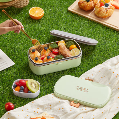 900ML Portable Electric Lunch Box for Office Workers. Self - heating, steaming, cooking, with heat preservation