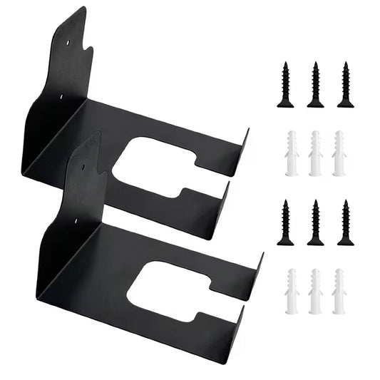 Rustproof Wall - mounted Hanger Rack: Heavy - duty, perfect for storing garden trimmers and other tools.