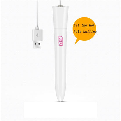 Quyue USB Male Masturbator Heater for Soft Silicone Artificial Vagina adult Sex Toys