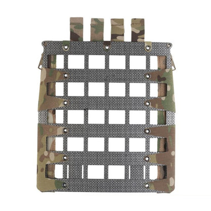 Tactical Vest - Molle Zipper Back Panel, for Paintball, Airsoft, Outdoor Hunting. Plate Carrier Expansion Equipment.