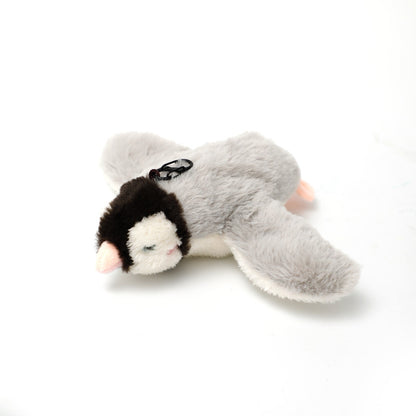 Rechargeable Chirping Flapping Bird (Non-Flying) Interactive Cat Toy, Ideal for Indoor Cats - Touch Activated Plush Toy
