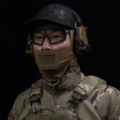 Men's Airsoft Mask, also a balaclava, for paintball, hunting, cycling. Knight style, full face protection.