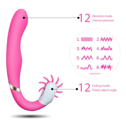 Unique Brushes Design for Better Clitoris Stimulation Plus G Spot Vibrator, Powerful Dual Motors Sex Toy