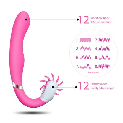 Unique Brushes Design for Better Clitoris Stimulation Plus G Spot Vibrator, Powerful Dual Motors Sex Toy