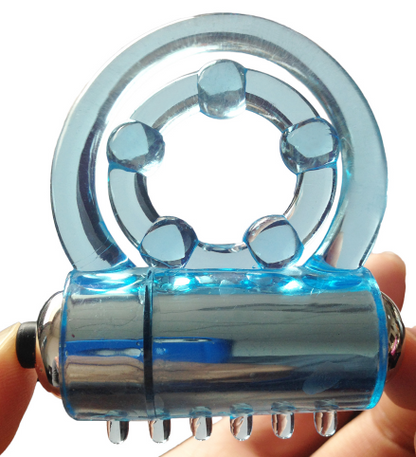 Novelty toy male longer lasting sex crystal penis cock vibrator ring vibrating sexy toys