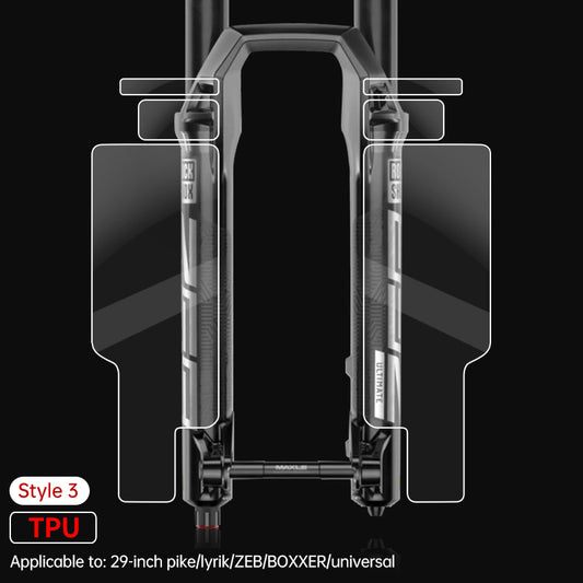 Bike fork protective stickers, mountain bike protective film, scratch-resistant stickers, bicycle fork decals