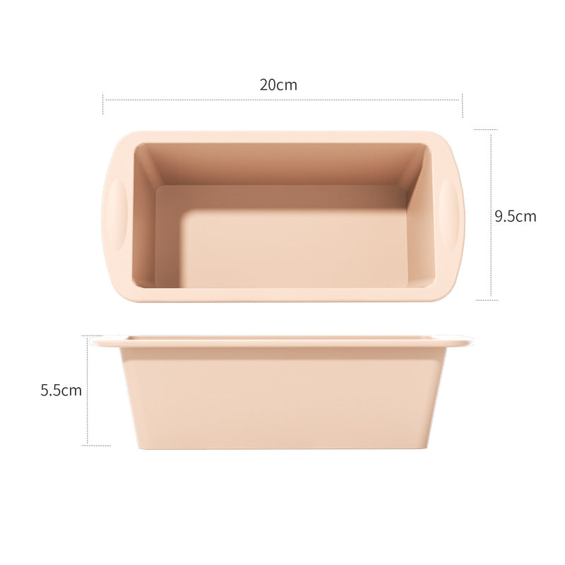 Silicone baking molds (rectangle/mini loaf/bread toast)，Non-stick, easy release，Kitchen/pastry tool
