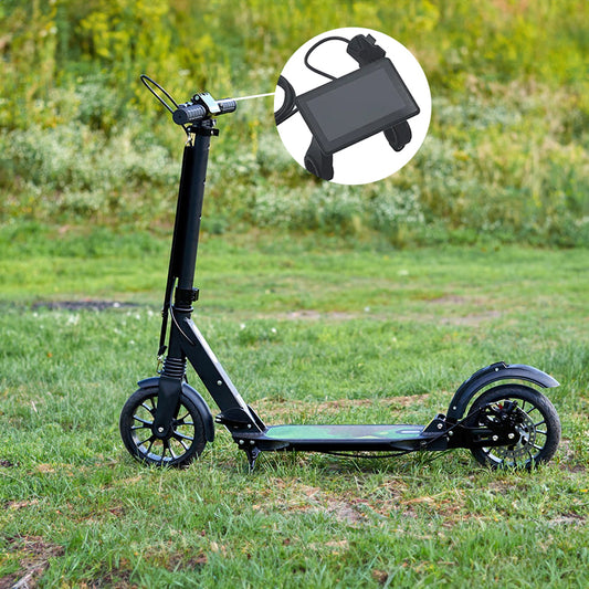 Waterproof color LCD meter H6C for e-bikes, SM/weatherproof connector, smart e-bike screen with USB.