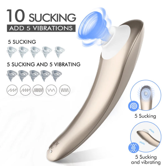 SHANDE Clit Nipple Sucker Clitoris Stimulator Sucking Vibrator for Woman clitoris Licking Tongue Oral Toys For Adults Sex Toys