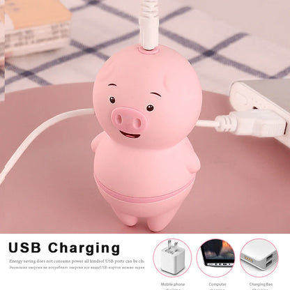 Cute Pig Tongue Licking Vibrator Vagina Clitoris Stimulator 6 Modes Nipple Massager Sex Toys