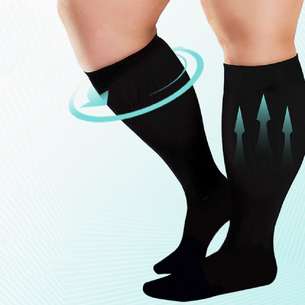 Male And Female Personality Printed Compression Socks
