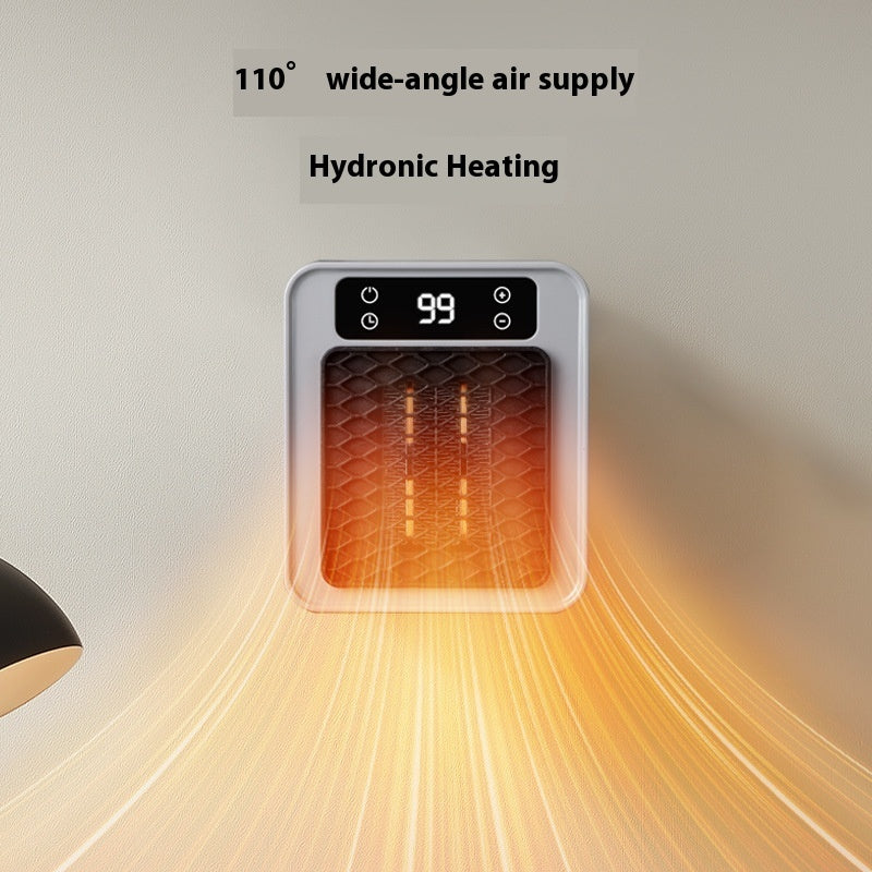 Mini Square Heater Plug Wall Socket Quick Heating Office Bathroom Graphene Warm Air Blower