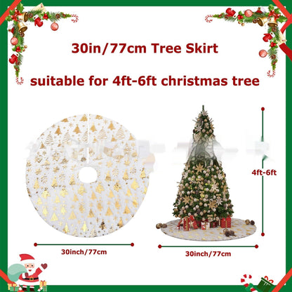 Gilding Snowflake XINGX Christmas Tree Group Mat